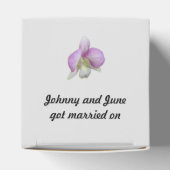 Fijne Orchideeën op persoonlijke fornuizen Bedankdoosjes (Bovenkant)