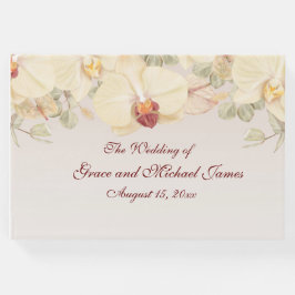 Fijne orchideeënbloem gastenboek