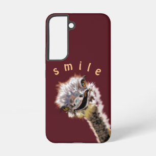 Fijne Ostrich Smile Custom Colours Samsung Galaxy Hoesje