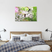 Fijne Paardenbloem Abstract Canvas Afdruk (Insitu (Slaapkamer))