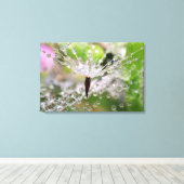 Fijne Paardenbloem Abstract Canvas Afdruk (Insitu (Houten vloer))