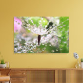 Fijne Paardenbloem Abstract Canvas Afdruk (Insitu (Woonkamer))