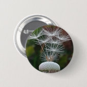 Fijne Paardenbloempluizen Ronde Button 5,7 Cm (Voorkant /achterkant)
