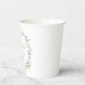 Fijne Paarse Baby shower Papieren Bekers (Links)