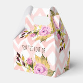 Fijne Paarse bloemen Bedankdoosjes (Achterkant)