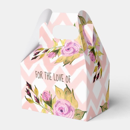 Fijne Paarse bloemen Bedankdoosjes (Achterkant)