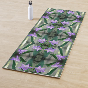 Fijne Paarse Leliebloemen Abstract Yogamat