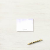 Fijne Paarse Waterverf Uitslag op maat Post-it® Notes (Op bureau)