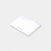 Fijne Paarse Waterverf Uitslag op maat Post-it® Notes (Schuin)