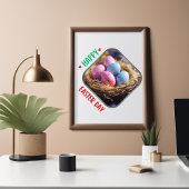 Fijne Paasdag - Draw Perfect Poster