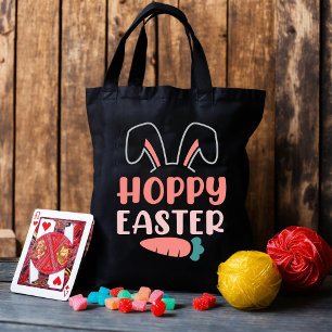 Fijne Paasdag - Funny Bunny Schattige Tote Bag