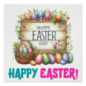 Fijne Paasdag - Man Perfect Poster (Voorkant)