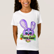 Fijne Paasdag, Paarse konijn Schattige