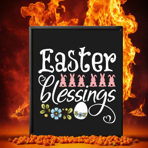 Fijne Paasdag - Schattigee Chocolade Perfect Poster