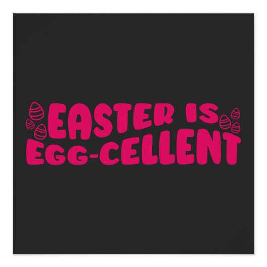 Fijne Paasdag - Schattigee Eitjes Perfect Poster (Voorkant)