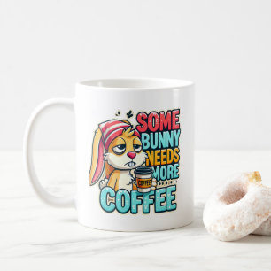 Fijne Paasdag, wat konijntje heeft meer koffie nod Koffiemok