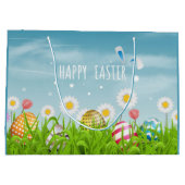 Fijne Paaseieren feestdag Groot Cadeauzakje (Achterkant)