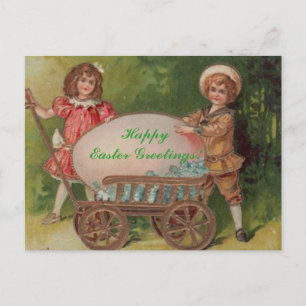 Fijne paasgroeten! feestdagenkaart