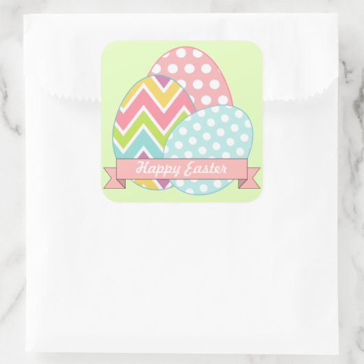 Fijne Paasvakantie Stickers (Tas)