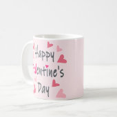 Fijne Palentijnsdag Valentijnsdag koffiemok (Voorkant links)