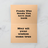 Fijne Panda Moederdag Kaart (Binnen)
