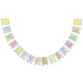 Fijne Pasen | Banner voor pastelkleurige Waterverf (Alle)