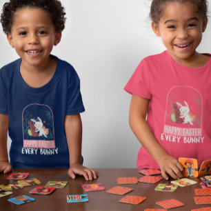 Fijne Pasen Elke Bunny Pasen T-shirt