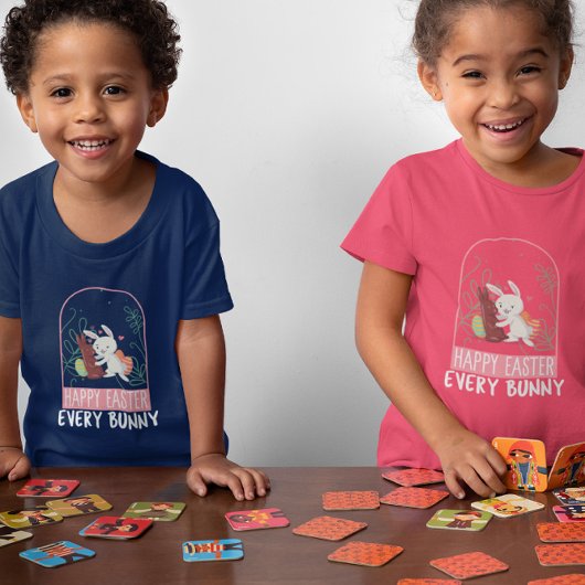 Fijne Pasen Elke Bunny Pasen T-shirt