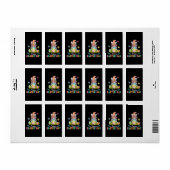 Fijne Pasen Etiket (Full Sheet)