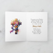 Fijne Pasen | Hij is verrezen Jezus Kaart (Binnen)