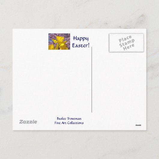 Fijne Pasen! Post Kaarten als God naar ons glimlac Feestdagenkaart (Achterkant)