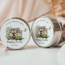 Fijne Pasen | Schattigee puppy konijn gepersonalis