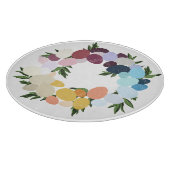 Fijne Pasen.  vakantie krans. Snijplank (Hoek)