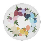 Fijne Pasen.  vakantie krans. Snijplank (Voorkant)