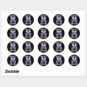 Fijne Pasen Videogame Controller Grappige Gamer Jo Ronde Sticker (Vel)