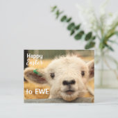 Fijne Pasen voor EWE. Feestdagenkaart (Staand voorkant)