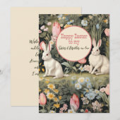 Fijne Pasen voor zuster en zwager Feestdagenkaart (Voorkant / Achterkant)