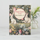 Fijne Pasen voor zuster en zwager Feestdagenkaart (Staand voorkant)