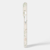 Fijne pastelbloem telefoonhoesje Case-Mate iPhone case (Achterkant / Links)