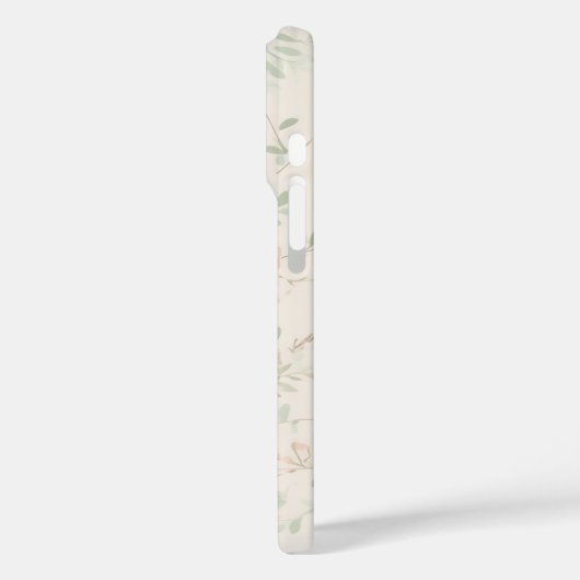 Fijne pastelbloem telefoonhoesje Case-Mate iPhone case (Achterkant / Links)