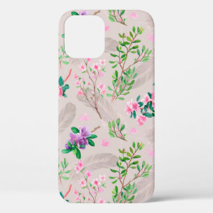 Fijne patroon met rododendronbloemen en koorts Case-Mate iPhone case