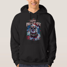 Fijne Pawholidays Pommeren Vrolijk Kerstfeest Hoodie