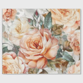  fijne peach cadeaupapier (Vlak)