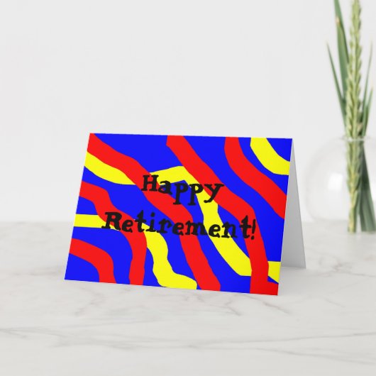 Fijne pensionering! kaart (Voorkant)