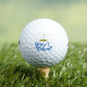 Fijne pensionering op golfer, je bent met vlag met golfballen (Insitu Shirt)