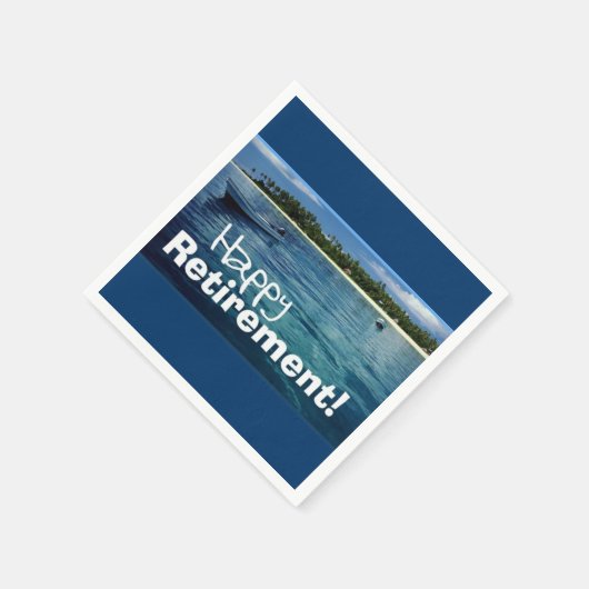 Fijne pensionering! servetten (Hoek)