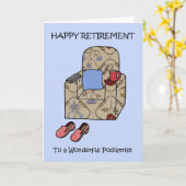 Fijne pensionering van Podiatrist. Kaart (Gele Bloem)