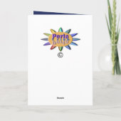 Fijne persoonlijke verjaardag/cake   "wisselnaam" kaart (Achterkant)