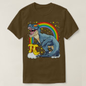 Fijne Pi Dag 314 Dinosaur T Rex Pi Mathematics Mat T-shirt (Design voorkant)