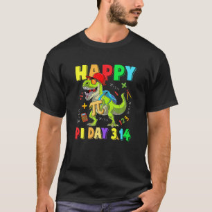 Fijne Pi Dag 3.14 T Rex Dinosaur MaThematische Wis T-shirt